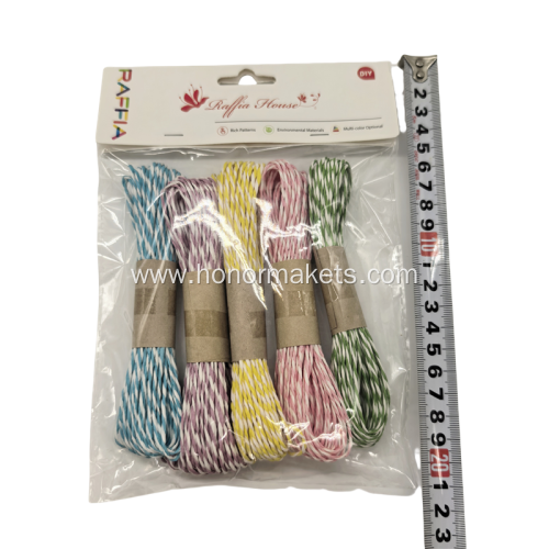 Easter colorful paper rope